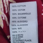 Free People Burgundy Tropical Print Short Romper Size XS Red and Gold Romper Photo 7