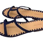 Carrie Forbes Iris Woven Raffia Slide Sandals Size 5 Photo 1