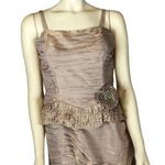 Nina Nischelle Mother of the Bride Formal Dress size 12 Gold Photo 0