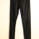 Friday Made in Los Angeles Faux Leather Black Leggings Size Medium Photo 2