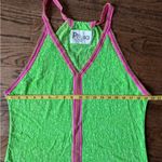 Pitusa Island Dreams Mini Sundress Lime with Pink Petite One Size Ibiza Up S M Green Size M Photo 8