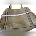 Adrienne Vittadini  Women's Brown Crocodile Embossed Shoulder Bag Photo 9