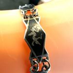 Vintage 1960s Siam Sterling Niello Bracelet Silver Photo 8