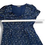 Allegra K  Woman Blue Dress XL Star Smocked Whimsigoth ACOTAR Celestial Fairy Photo 7