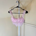 Auden NWT Women's Lace & Mesh Corset Bra Enlightened Pink Size S Photo 1