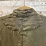 Sanctuary Social Standard Womens S Shirt Jacket Green Safari Tencel Army Shacket Photo 10
