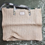 Victoria's Secret  Woven Tan Tote Bag Photo 0