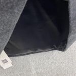 Blueluck Women's Shift Dress Sleeveless Solid Gray Size Small Wool Blend Photo 5