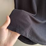 T Tahari  Black Ribbed Mockneck Short Sleeve Blouse, Size Small Photo 7