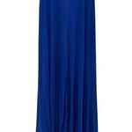 Love Riche Blue high low large keyhole back flowy dress size small Photo 1