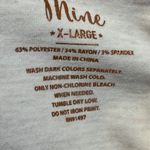 State of Mine  x-large fall pumpkin tshirt long sleeve metallic orange semi sheer Photo 10