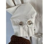 Madewell NWT Drapey Twill Belted Trench Coat Muted Stone Khaki Size Large Photo 8