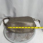 Fossil 75082 Genuine Leather Shoulder Bag Taupe Hobo Braided Strap Boho Chic Photo 7