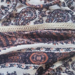 Blush Paisley Patterned Boho Top Size XL Photo 5