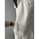 Universal Threads  Babydoll Sundress Size Medium White Ruffle Beach Coastal Lagen Photo 4