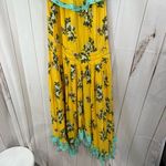 Matilda Jane Women’s Medium Hooked on a Feeling Yellow Floral Dress New Photo 1