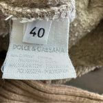 Dolce & Gabbana  VTG Y2K zip up ribbed fleece jacket size 40 Photo 7