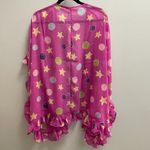 easel  Smiles For Days Multicolor Short Sleeve Kimono - Size L - NWT Photo 1