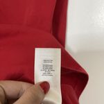 Aritzia Babaton red vneck padded shoulder sleeveless top size XS Photo 3