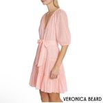 Veronica Beard New! Dewey Tiered Cotton Button-Up Tie Waist Dress Sz 2 $398 Photo 2
