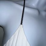 Solid & Striped White String Bikini Top EUC Size S Photo 1