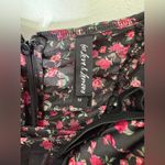 For Love & Lemons  Melrose Ruched Puff Sleeve‎ Mini Dress Satin Multicolor Size M Photo 5