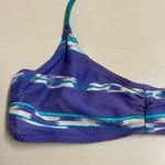 Aerie  Strappy Purple Striped Bikini Top - Size Small - EUC Photo 2