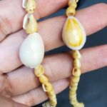 Hilo Hatties Necklace Bohemian Shell Bead Strand 17" Vtg Beachy Coconut Girl Photo 1