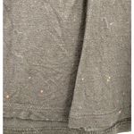 Juicy Couture Size Medium Shirt Black Graphic Print Crown Open Back Long Sleeve Photo 3