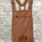 Aritzia Wilfred Free Terra Cotta Lyocell Drawstring Waist Crop Overalls Photo 2
