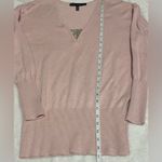 White House | Black Market Ball Chain Pink V-
Neck Sweater Photo 9