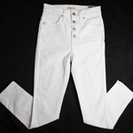 Madewell NEW 10" High-Rise Skinny Crop‎ Jeans in Pure Whit, 24 Photo 6