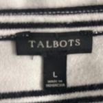 Talbots Womans Blouse Size L Bell Sleeve Nautical Preppy Beach Vacation Travel Photo 4