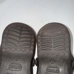 Crocs Cleo Brown Sandals Lightweight Comfort Strappy Slip On Gorpcore Size 7 Photo 14
