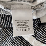 Indigo Rising Striped Black Boho Linen Shorts Sz Large Cotton Linen Blend Shorts Photo 7