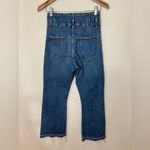 Veronica Beard  Marlene 12” Corset High Rise Distressed Flare Cropped Jeans 26 Photo 3