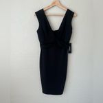 Bebe  Little Black Dress with Plunging Deep V Neckline black 4 NEW Photo 2