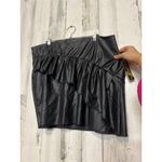 Like an angel Black faux leather skirt Photo 3