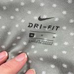 Nike  Dri Fit Green Polka Dot Ruched Cropped Running Pants Leggings M Athletic Photo 8