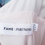 Fame and Partners Free People X  Rosabel Cream Satin Slip Maxi Dress Photo 7