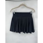 Aerie Offline By Tiebreaker Pleated Mini Skort Women Medium Black Athleisure Photo 1