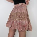 Vintage 90s Exclusif by Whispers Pink Floral Skirt Photo 2