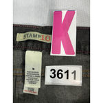 Womans Stamp 10 Size 16 Black Straight Jeans Belt Photo 2