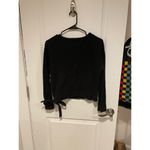 Madewell Texture & Thread black v neck long sleeve shirt size small Photo 1