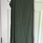 Gap NWT  Olive Green Tie Back Tall Midi Dress Photo 1