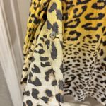 Multiples  Women Leopard Ombre Gradient Button Down Long Sleeve Shirt Top Size L Photo 7