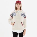 Madewell fair isle hooded sweater Photo 1