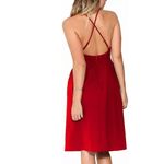 Eliacher v neck back criss cross Dress Red Size XS Photo 1
