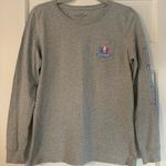 Vineyard Vines  “Buoy Crazy” Long Sleeve T-shirt, Size Small Grey Photo 0