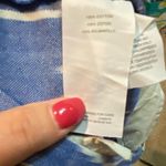 J.Crew Women's Blue White Cotton Cuffed Shorts 4" Inseam Size 6 Photo 4